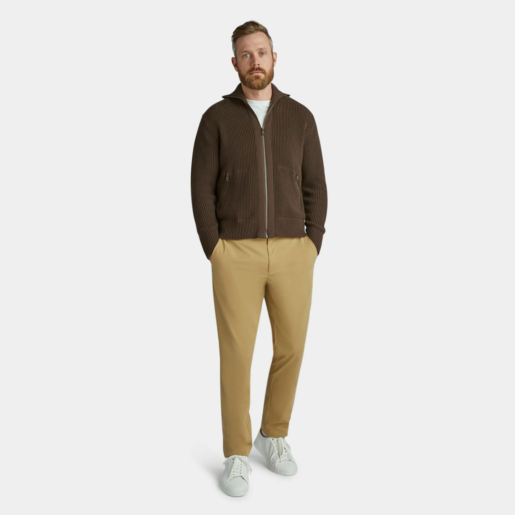 Cool Cotton Sweater Jacket