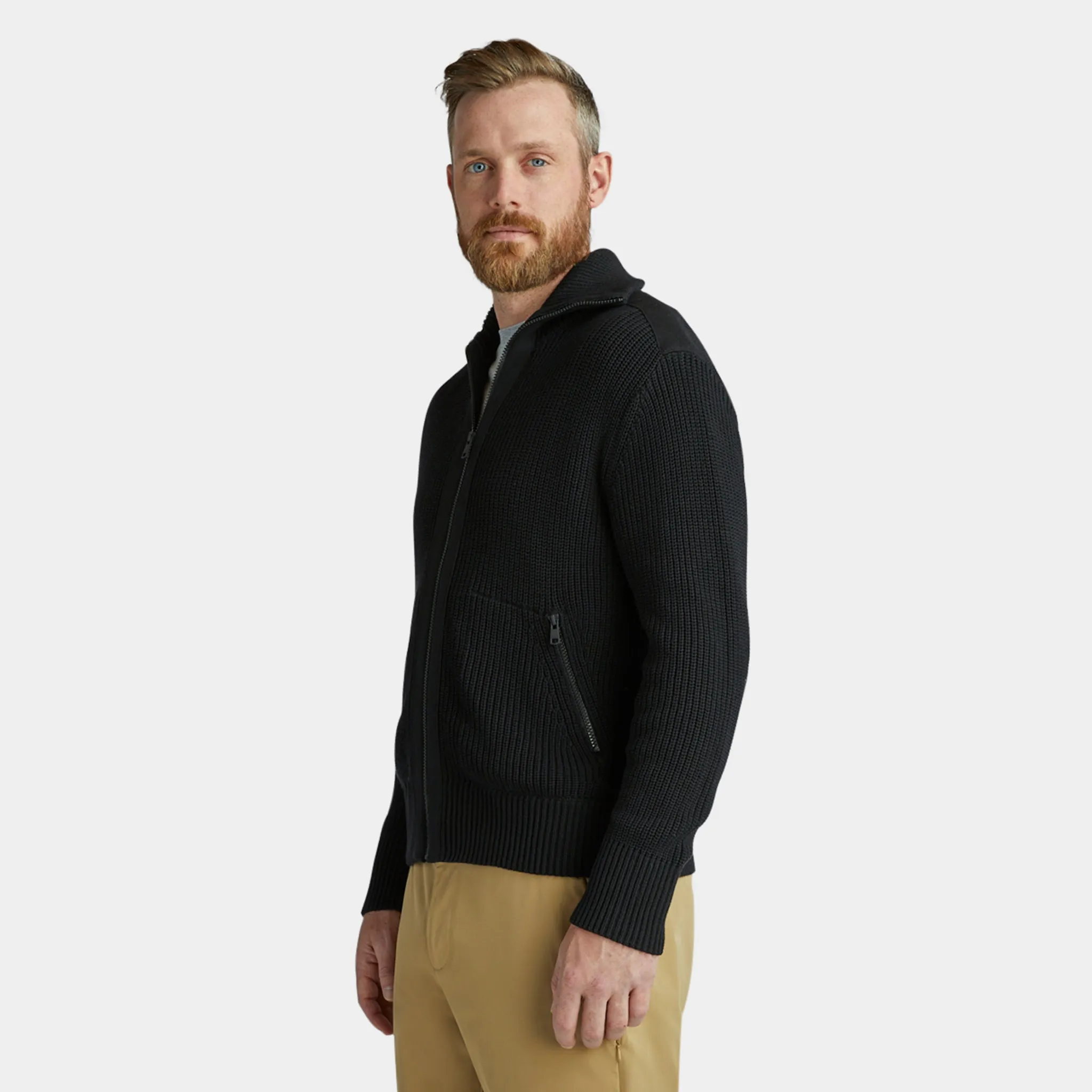 Cool Cotton Sweater Jacket