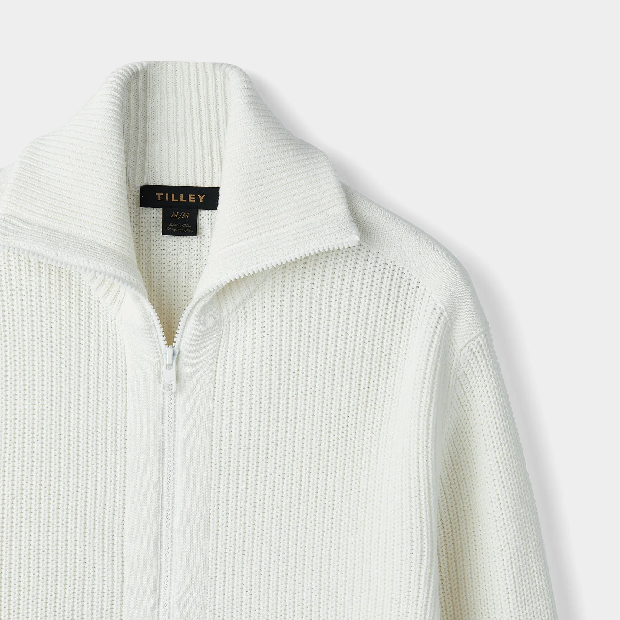 Cool Cotton Sweater Jacket