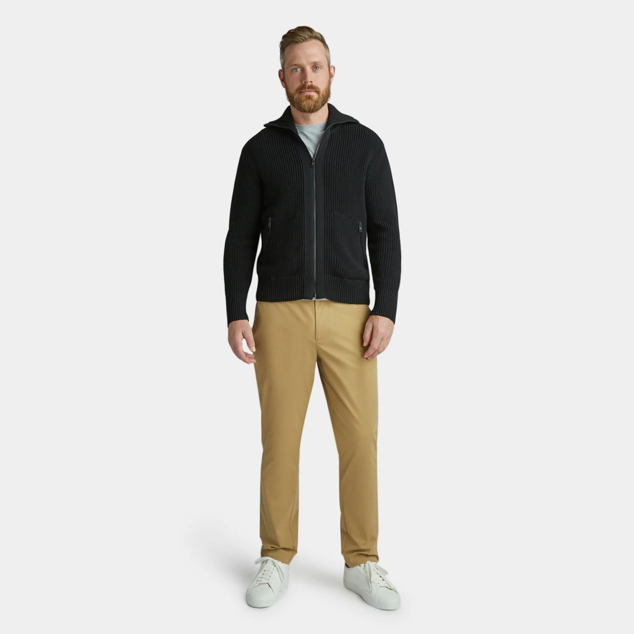 Cool Cotton Sweater Jacket