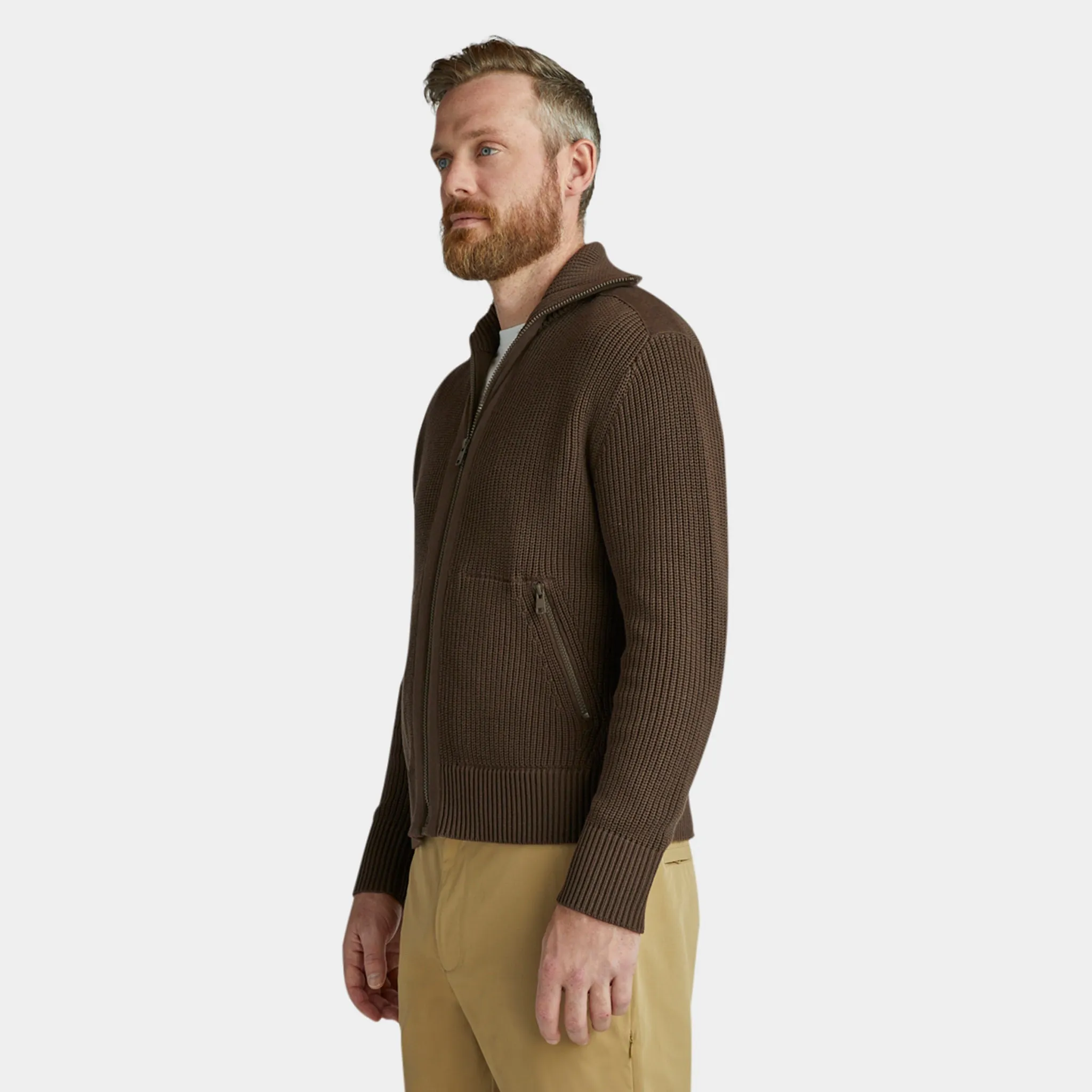 Cool Cotton Sweater Jacket