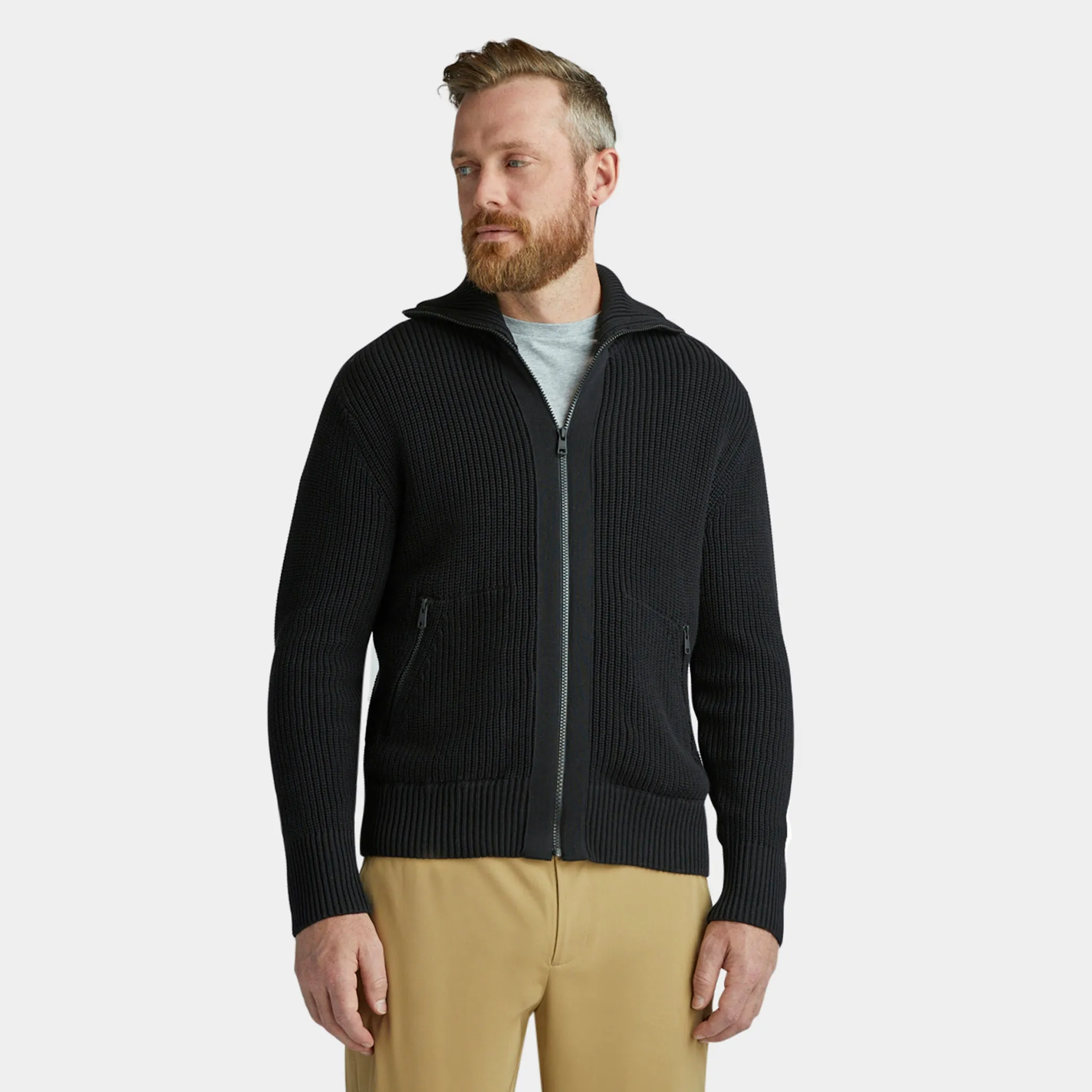Cool Cotton Sweater Jacket