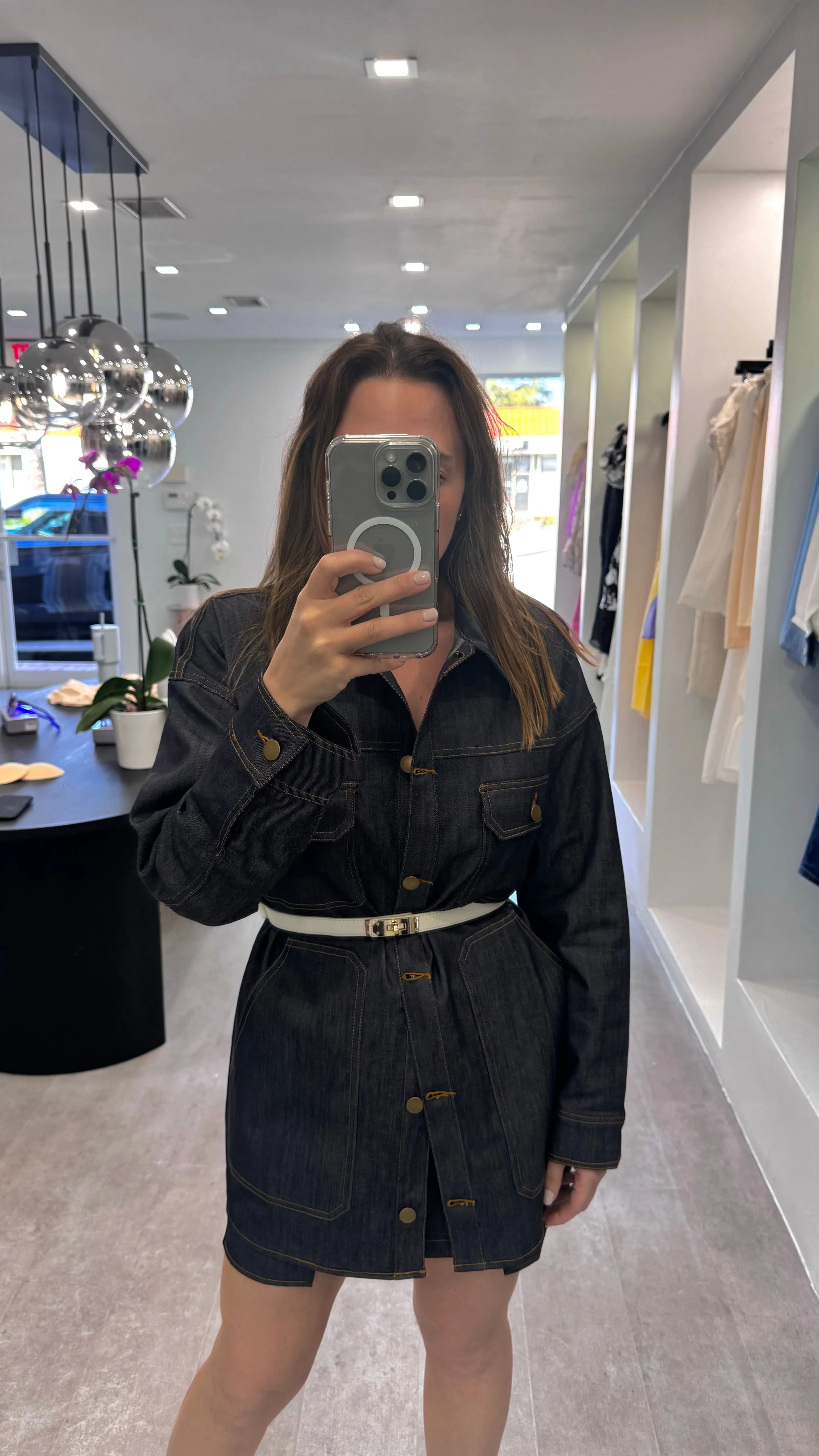 COOL DENIM BLOUSE