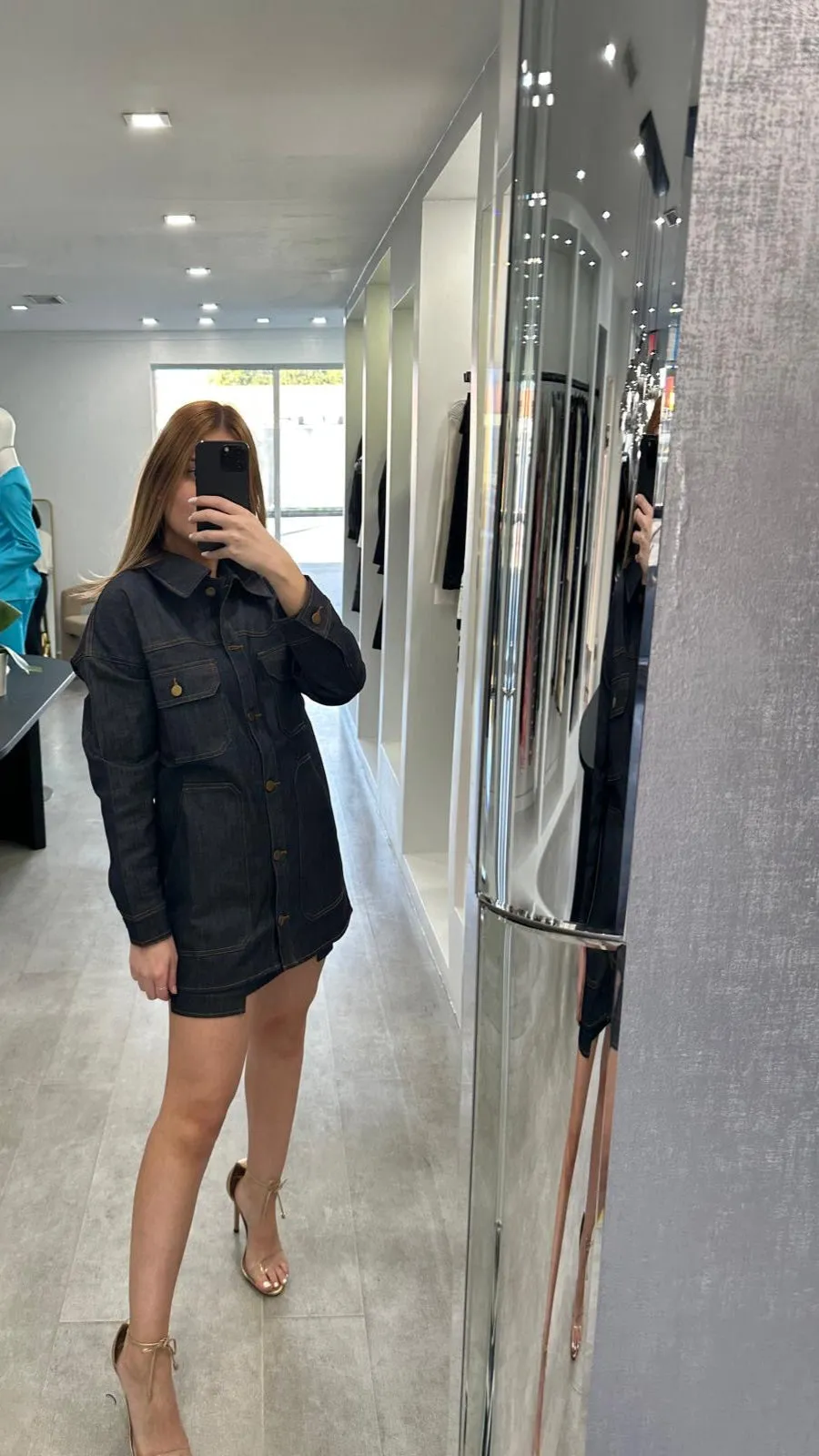 COOL DENIM BLOUSE
