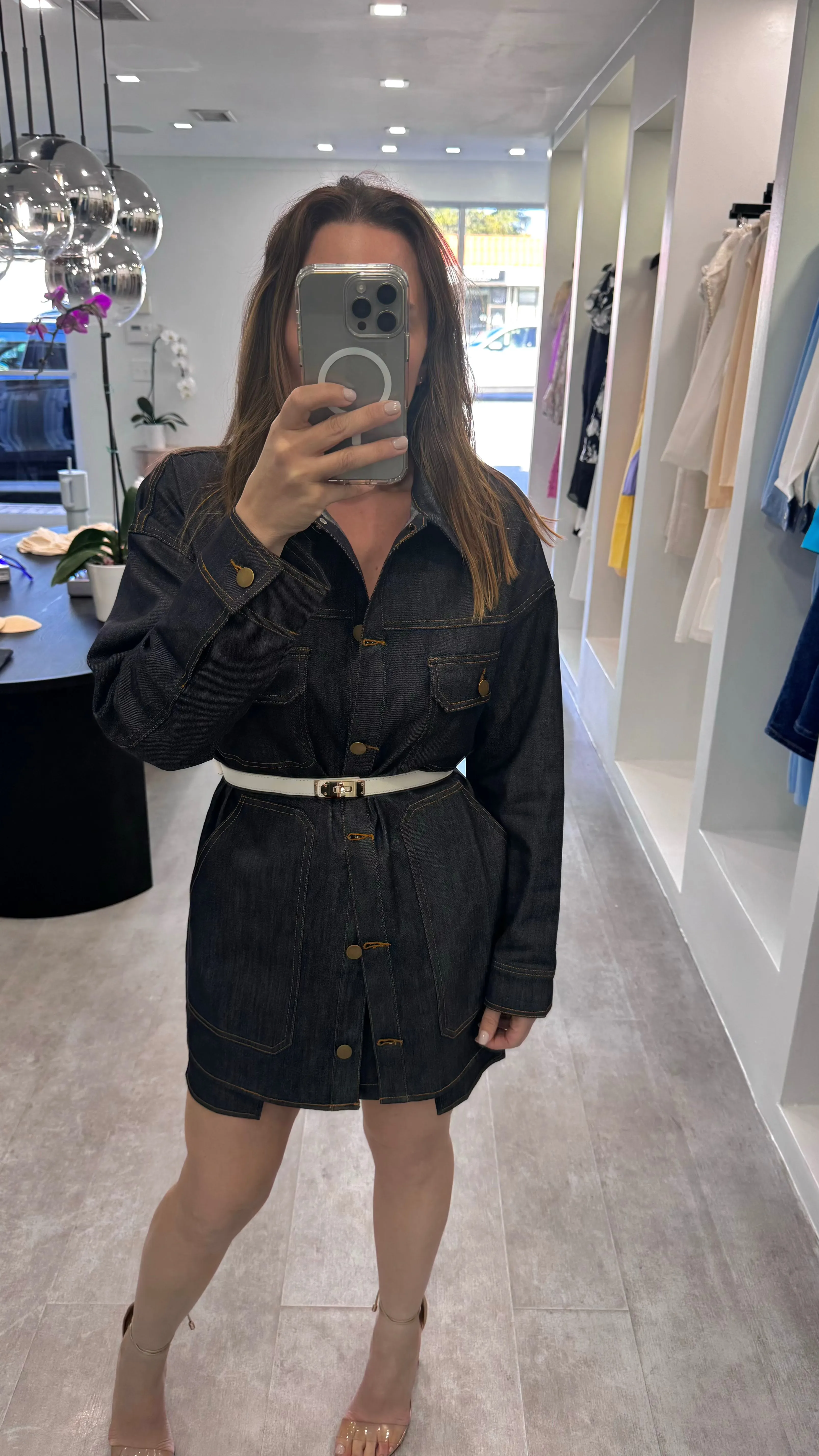 COOL DENIM BLOUSE