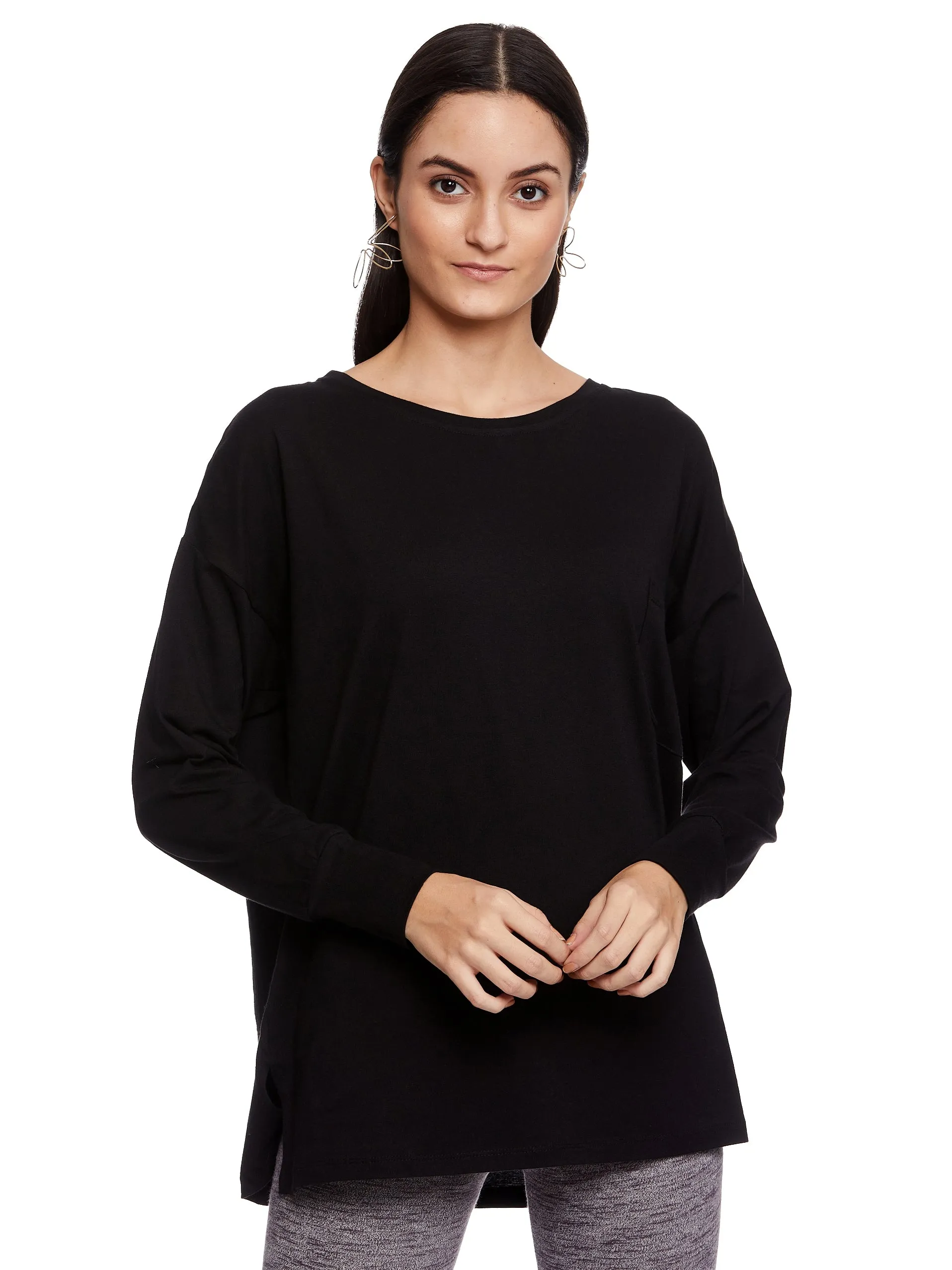 Cool Everybody Long Sleeve Tee (Black)