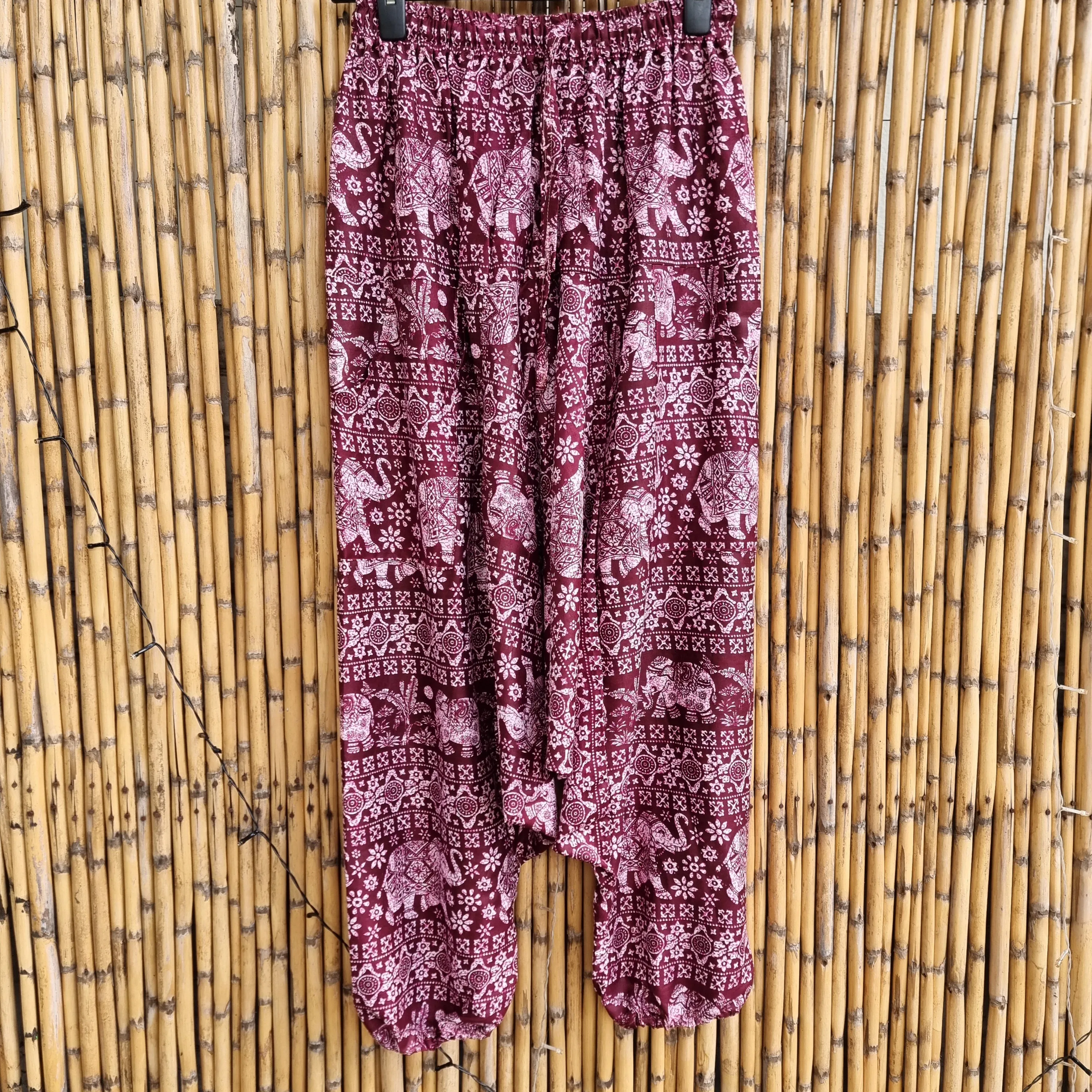 Cotton Elephant Alibaba Pants