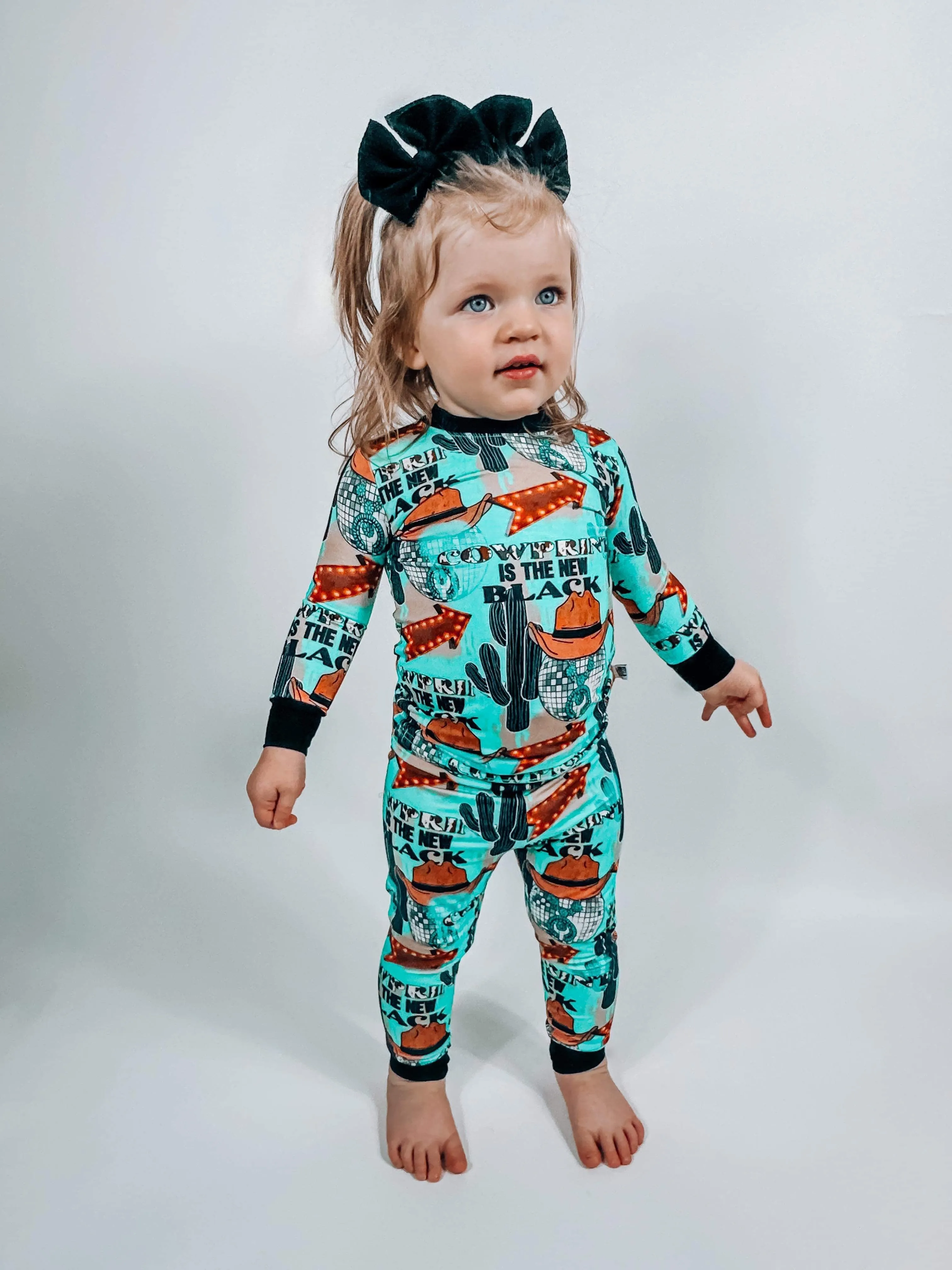 Cow Print is the New Black Bamboo Set ONLINE EXCLUSIVE