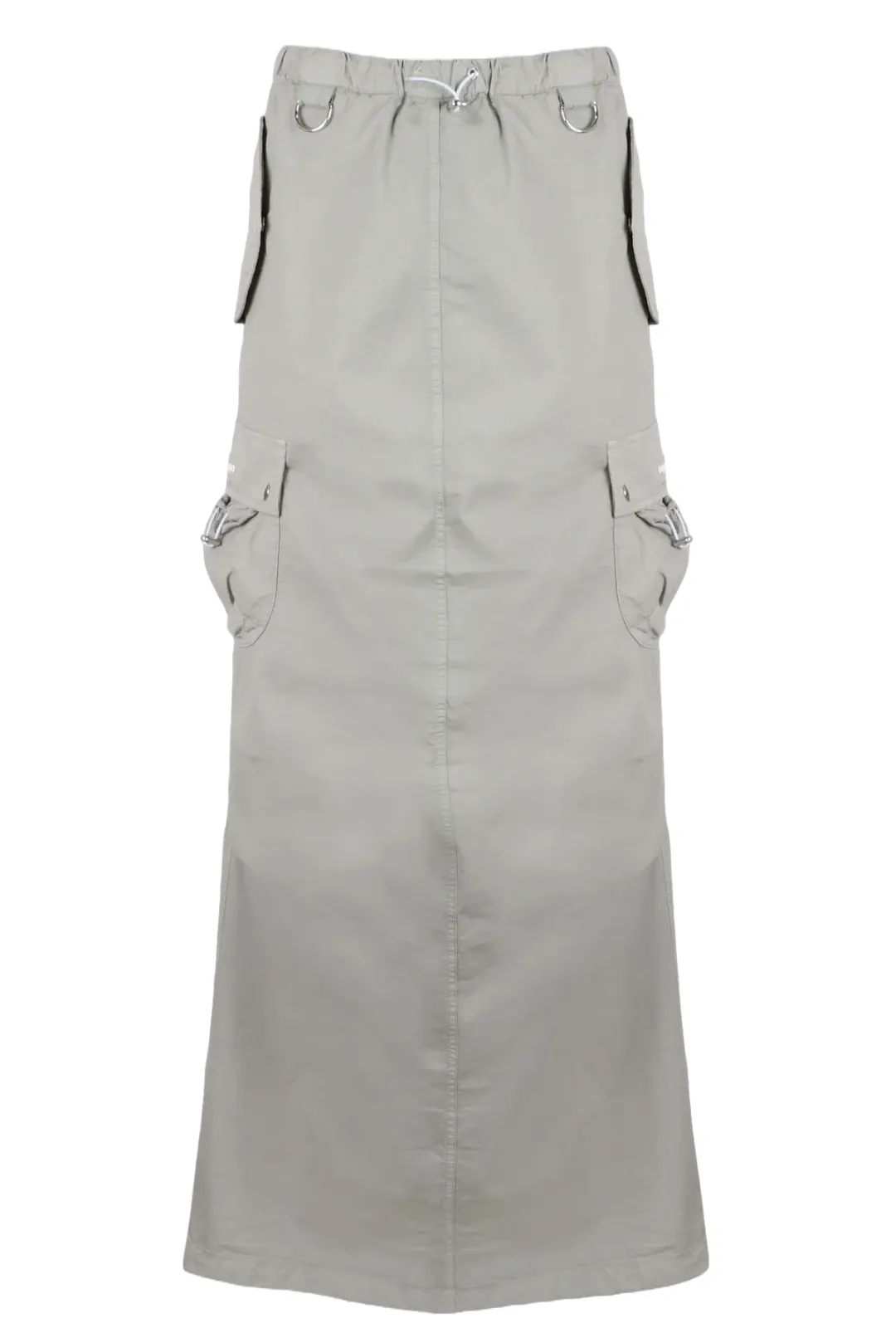 Crepe Cargo Maxi Skirt