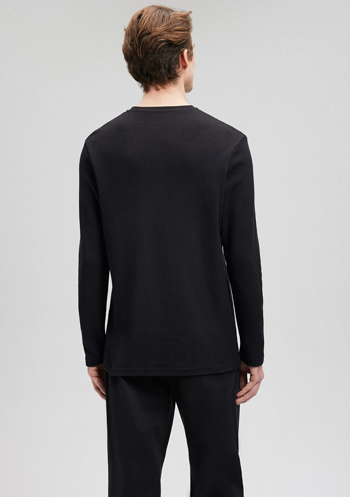 Crew Neck Black Basic T-Shirt