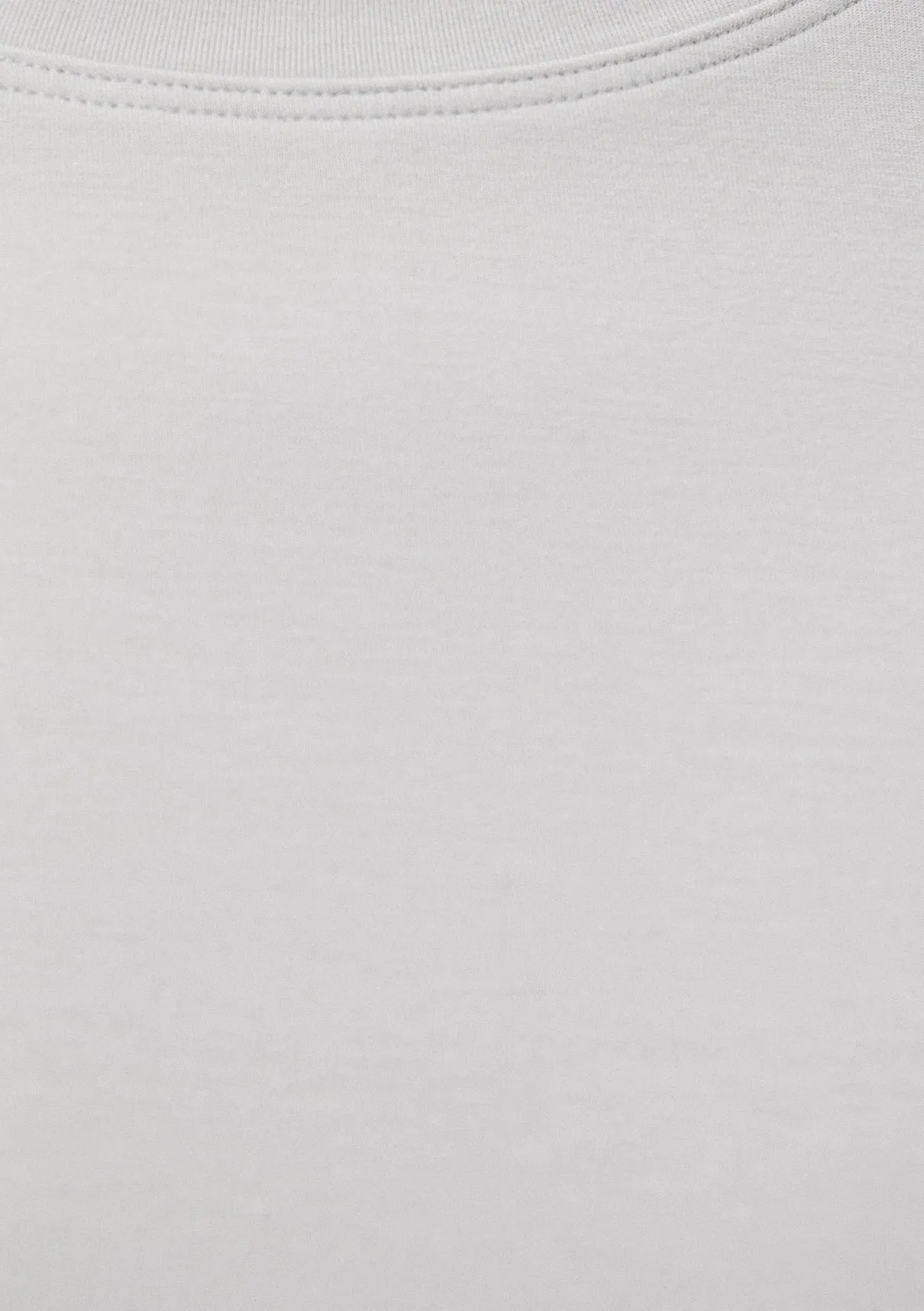 Crew Neck Grey Basic T-Shirt