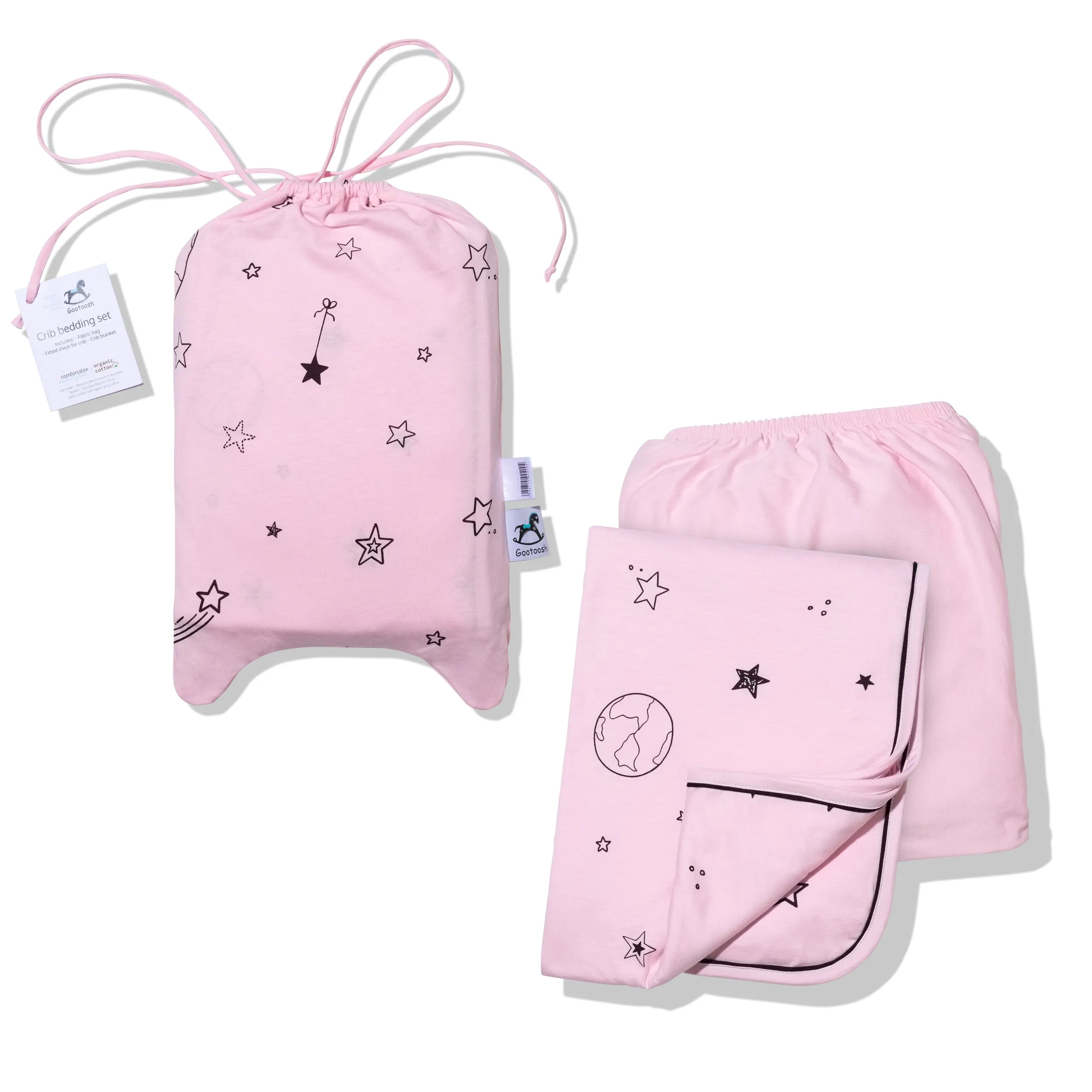 Crib Bedding Set 100% Cotton