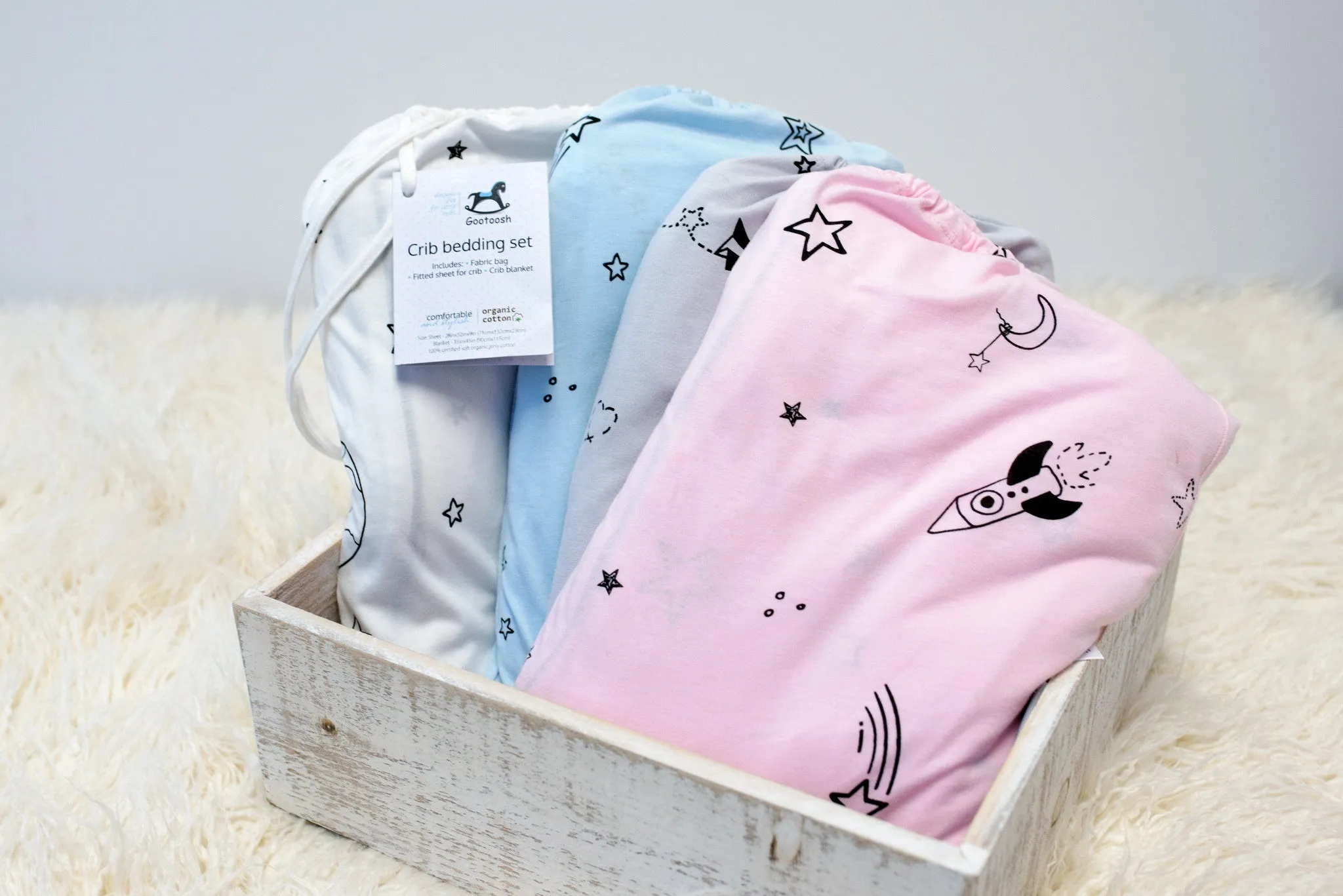 Crib Bedding Set 100% Cotton