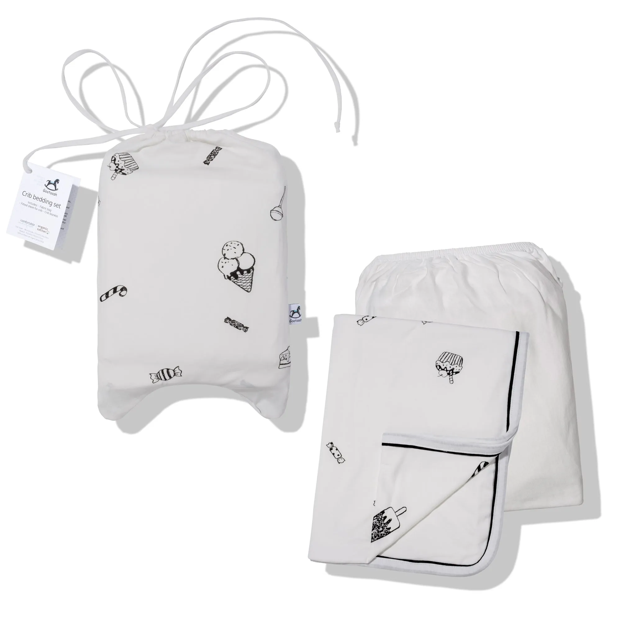 Crib Bedding Set 100% Cotton