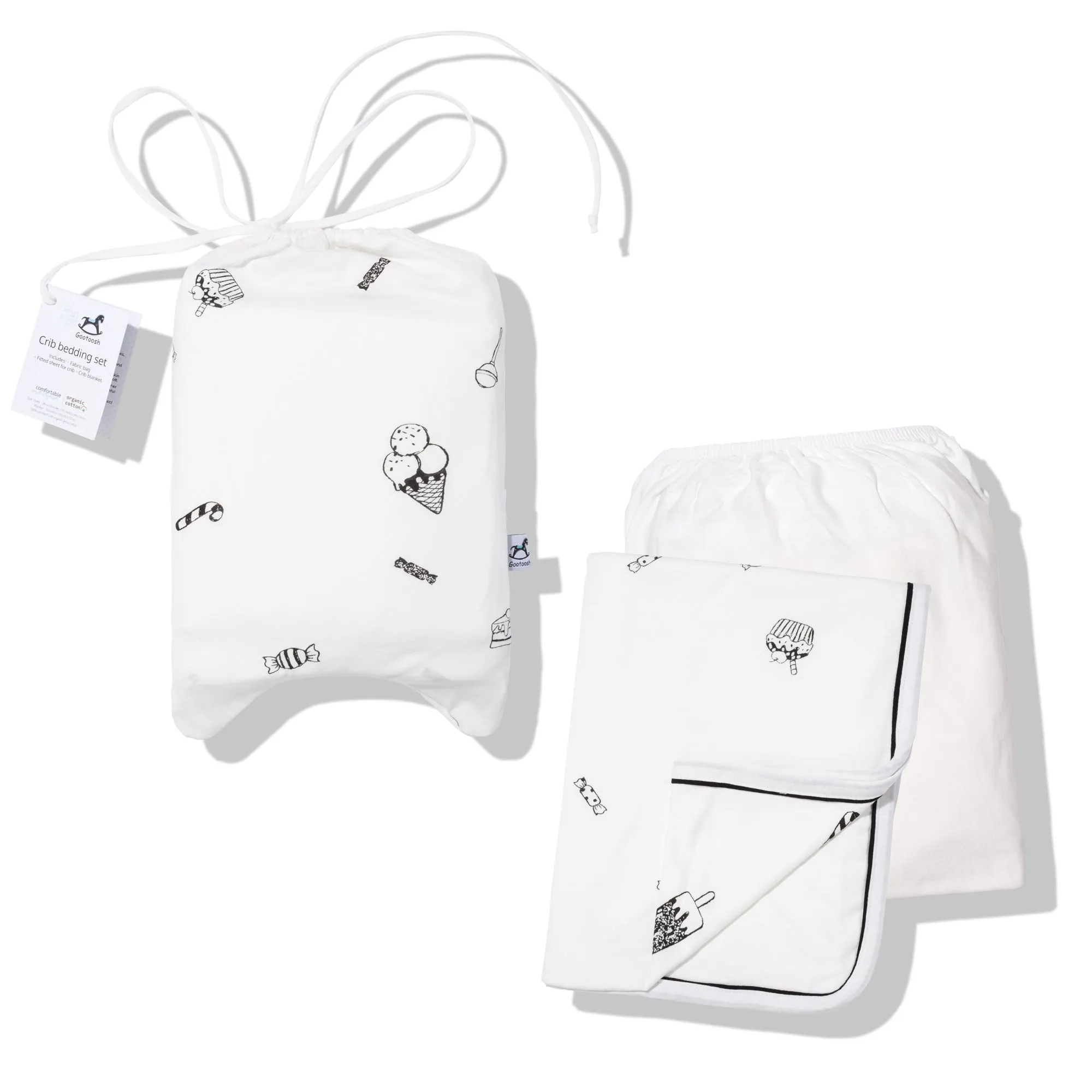 Crib Bedding Set 100% Cotton
