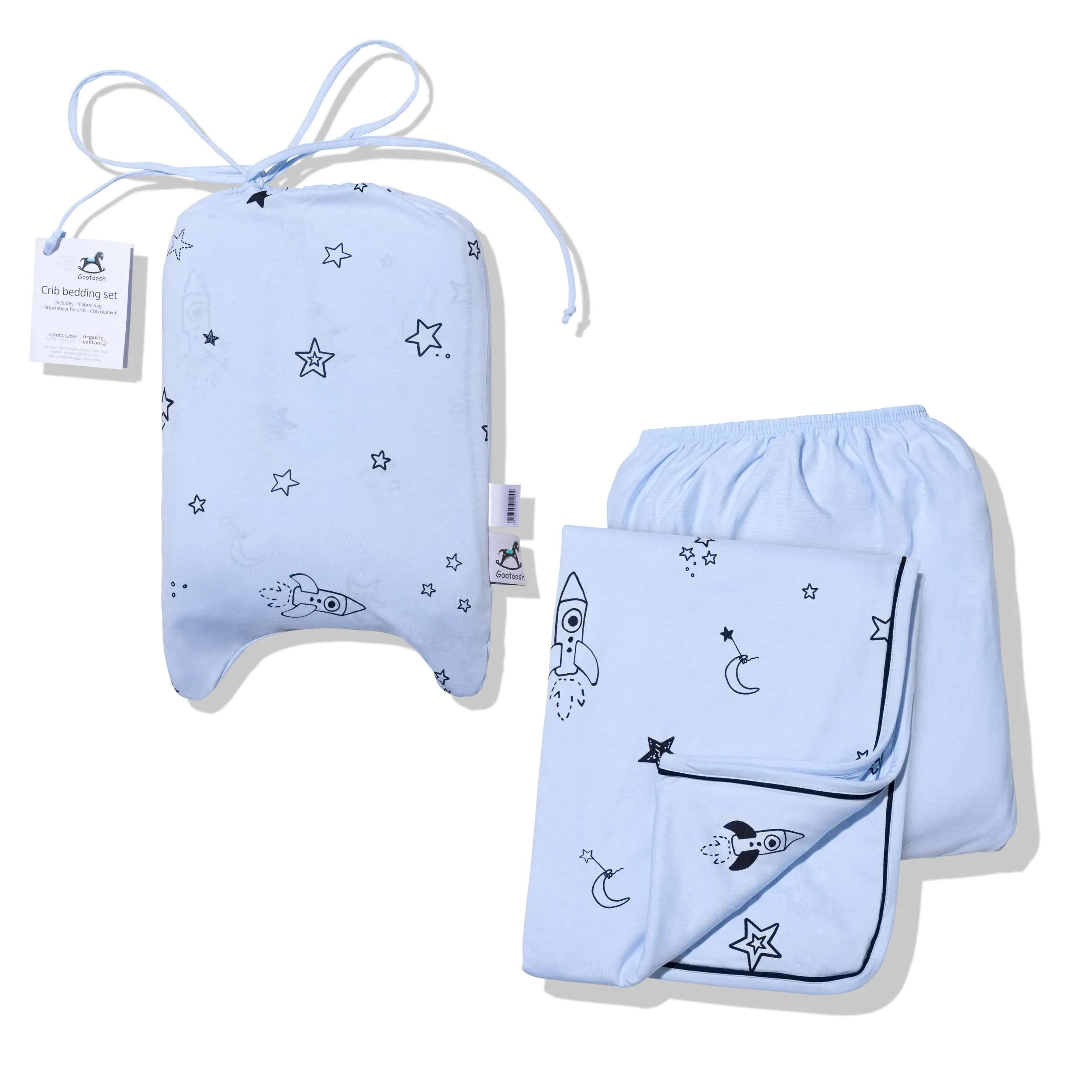 Crib Bedding Set 100% Cotton