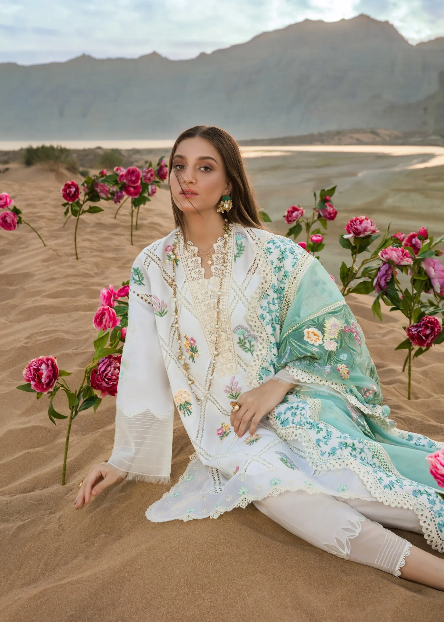 CRIMSON LAWN 2023 BY SAIRA SHAKIRA | French Summer