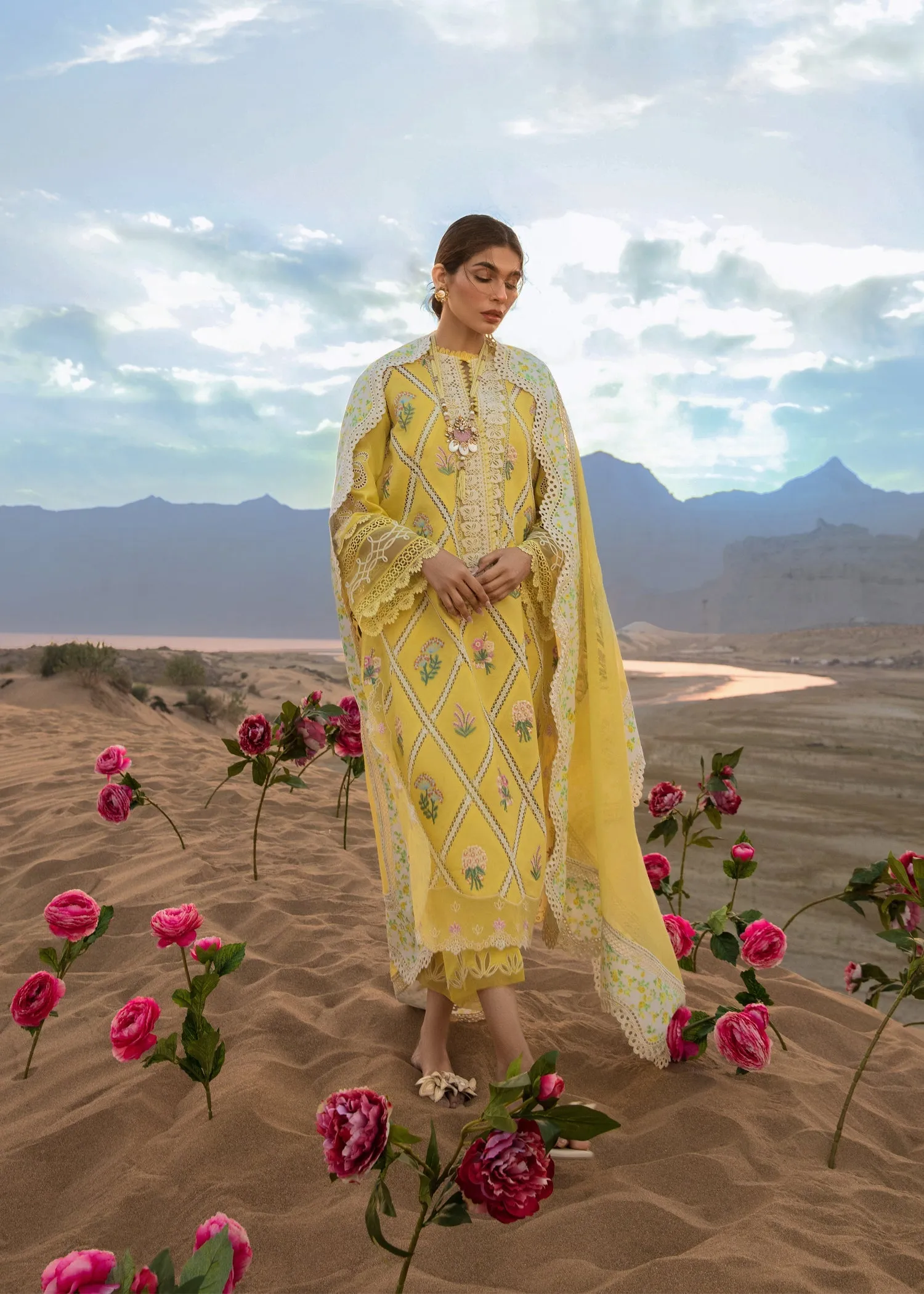CRIMSON LAWN 2023 BY SAIRA SHAKIRA | French Summer