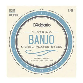 D'Addario EJ60 5-String Banjo Strings