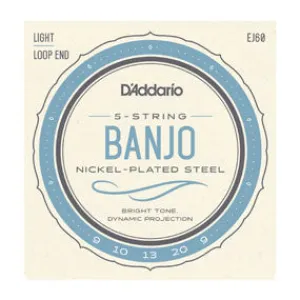 D'Addario EJ60 5-String Banjo Strings
