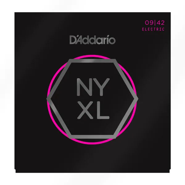 D'ADDARIO NYXL ELECTRIC STRINGS SUPER LIGHT .009-.042