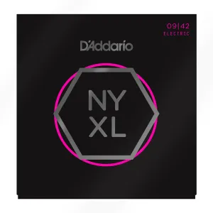 D'ADDARIO NYXL ELECTRIC STRINGS SUPER LIGHT .009-.042