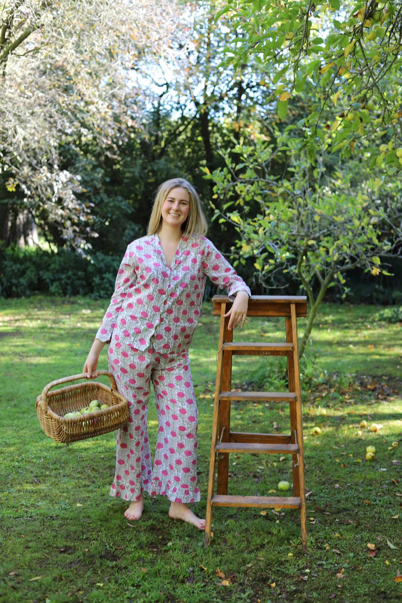 Dainty Dahlia long pyjama set
