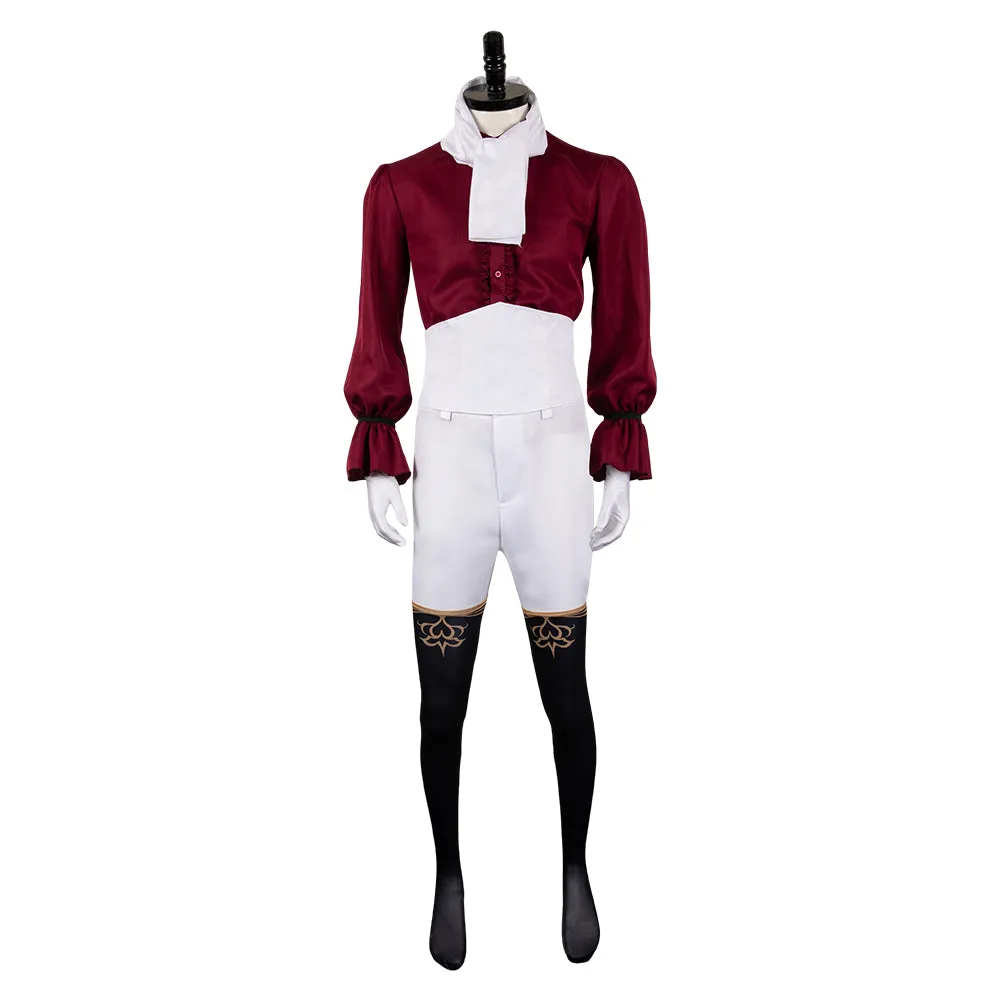 Delico's Nursery Fra Gerhard Black Set Cosplay Costume Outfits Halloween Carnival Suit