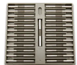 Deltronic TP25 Class X Pin Gauge Sets. 0.0001" Steps, TP25-6376 Range 0.6376 - 0.8370" Tolerance 0.00004" Number of pins  25