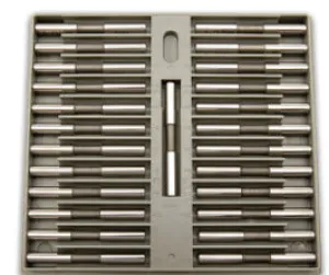 Deltronic TP25 Class X Pin Gauge Sets. 0.0001" Steps, TP25-6376 Range 0.6376 - 0.8370" Tolerance 0.00004" Number of pins  25