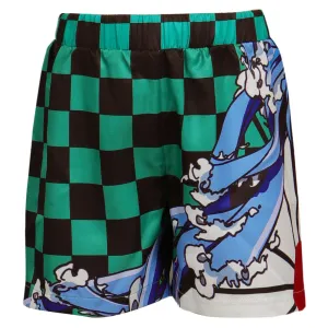 Demon Slayer Kamado Tanjirou Cosplay Costume Kids Children Beach Shorts Pants Outfits Halloween Carnival Suit-cossky®