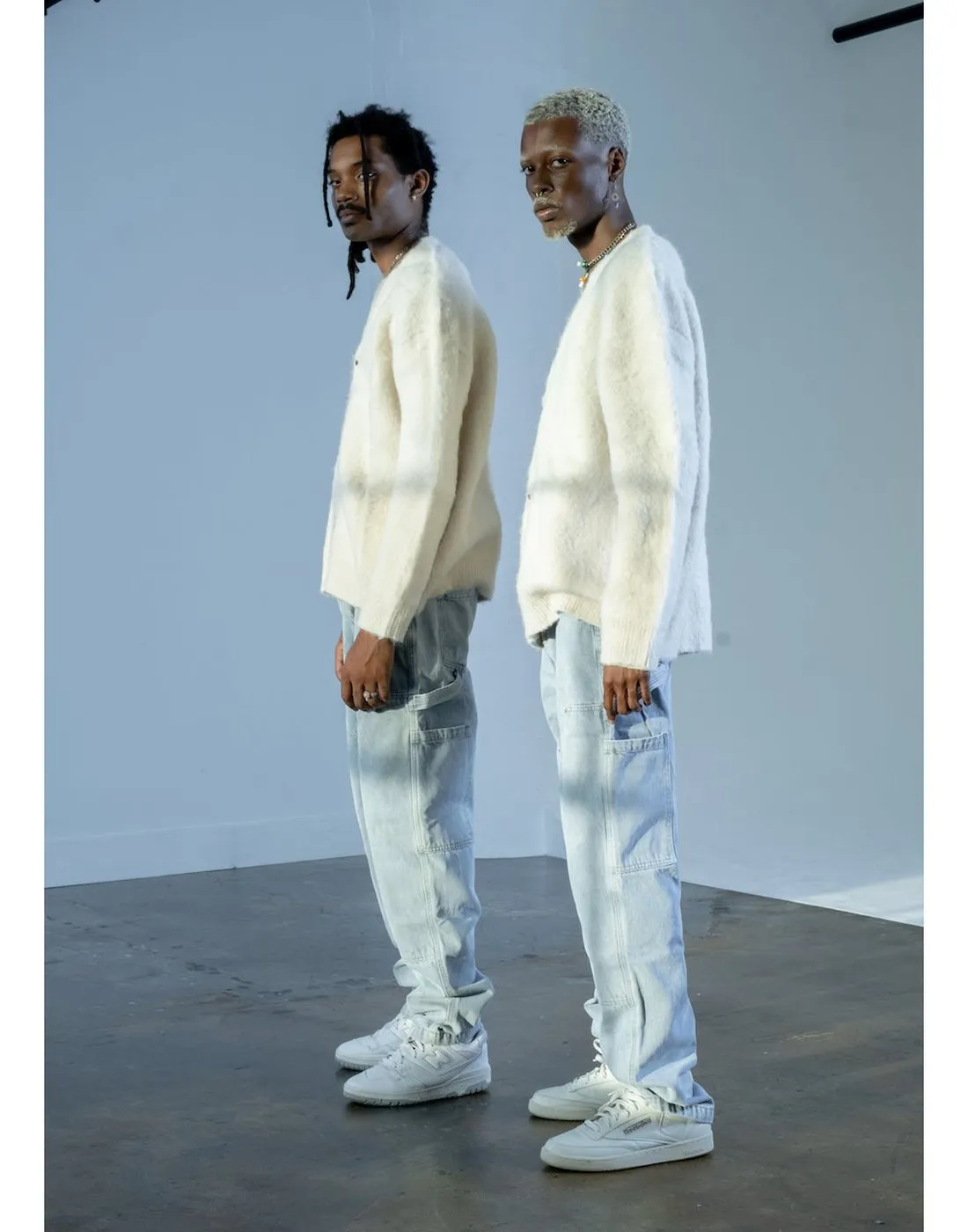 Denim Carpenter Pants-Light Wash