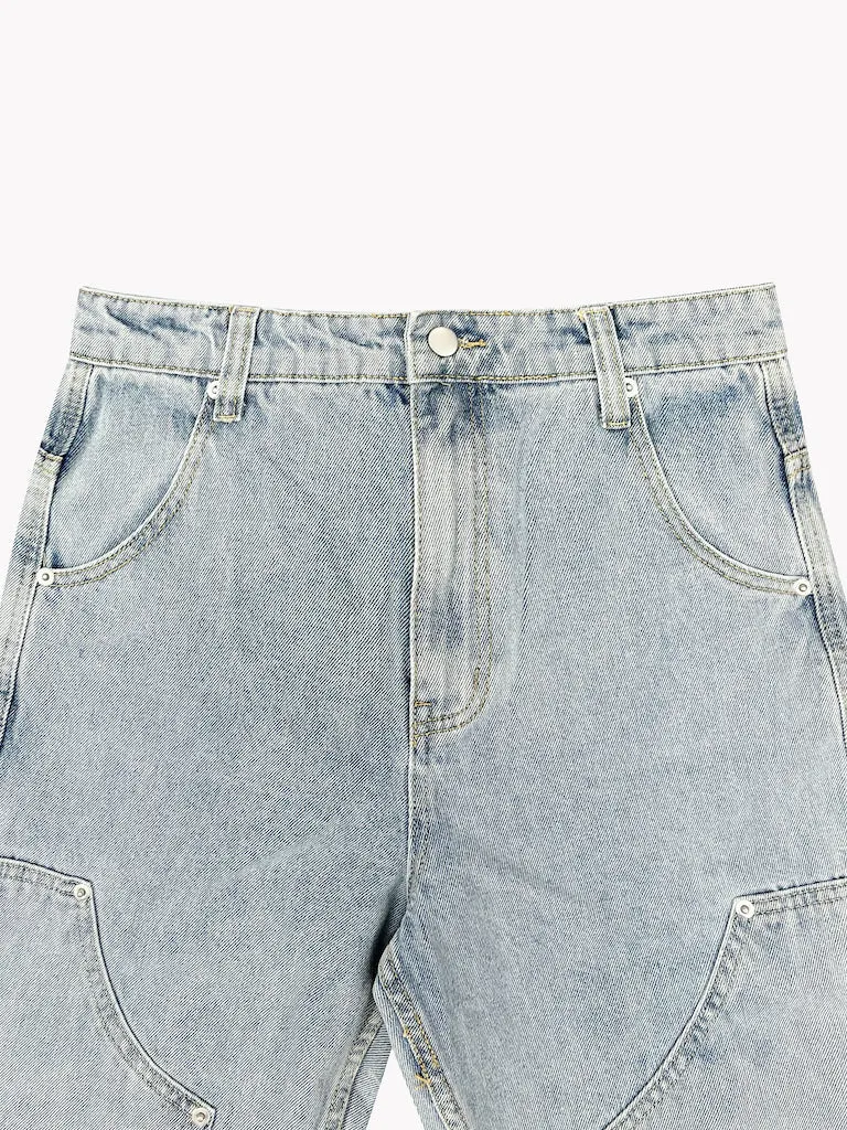 Denim Carpenter Pants-Light Wash