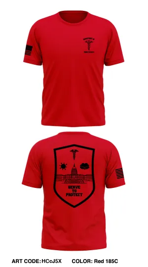 Department of Public Health Store 1 Core Men's SS Performance Tee - HCcJ5X