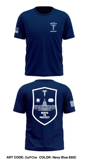 Department of Public Health Store 1 Core Men's SS Performance Tee - ZwFCtw