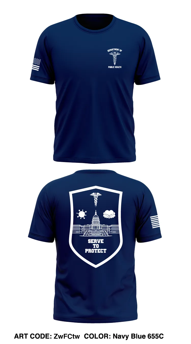Department of Public Health Store 1 Core Men's SS Performance Tee - ZwFCtw