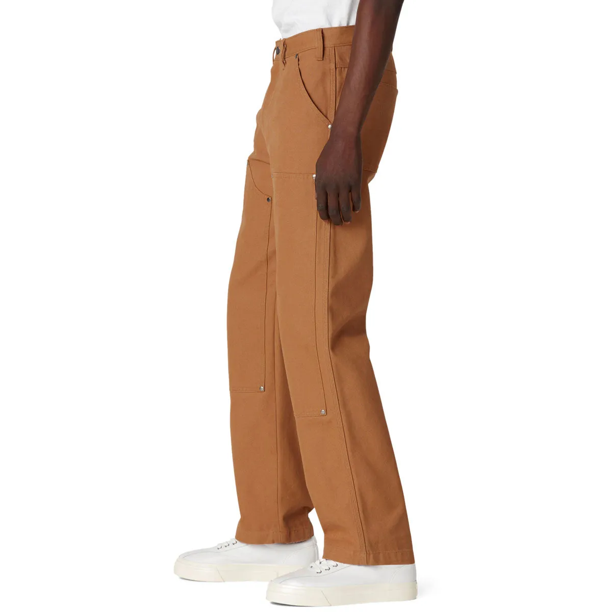 Dickies Double Front Duck Pants - Stonewashed Brown Duck
