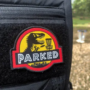 Disc Golf Pins Parked Patch