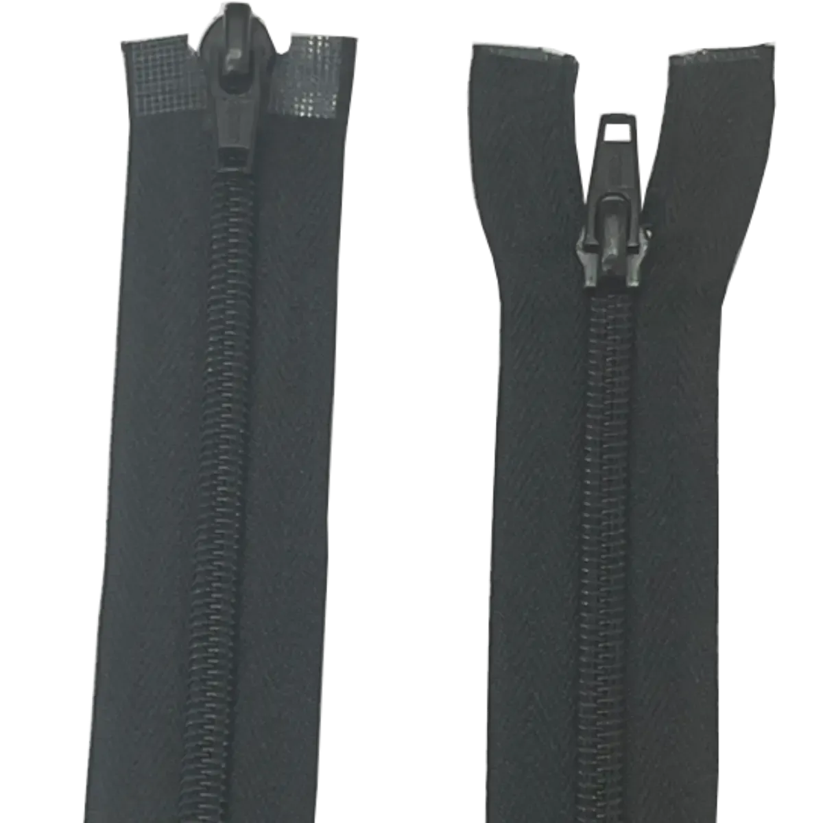 Double Slider Nylon/Plastic 2 Way Zip - With Metal Sliders 19" (48cm)