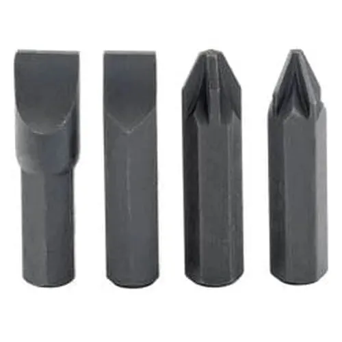 Draper 12542 Impact Screwdriver Bit Set (4 Piece) Dr-12542