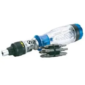 Draper Ratcheting Screwdriver And Bit Set (14 Piece) Dr-40855