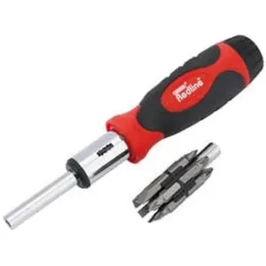 Draper Redline Ratcheting Screwdriver And Bit Set (14 Piece) Dr-67543