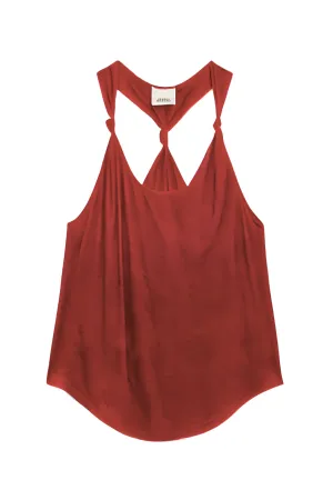 Elody Top | Dark Rust