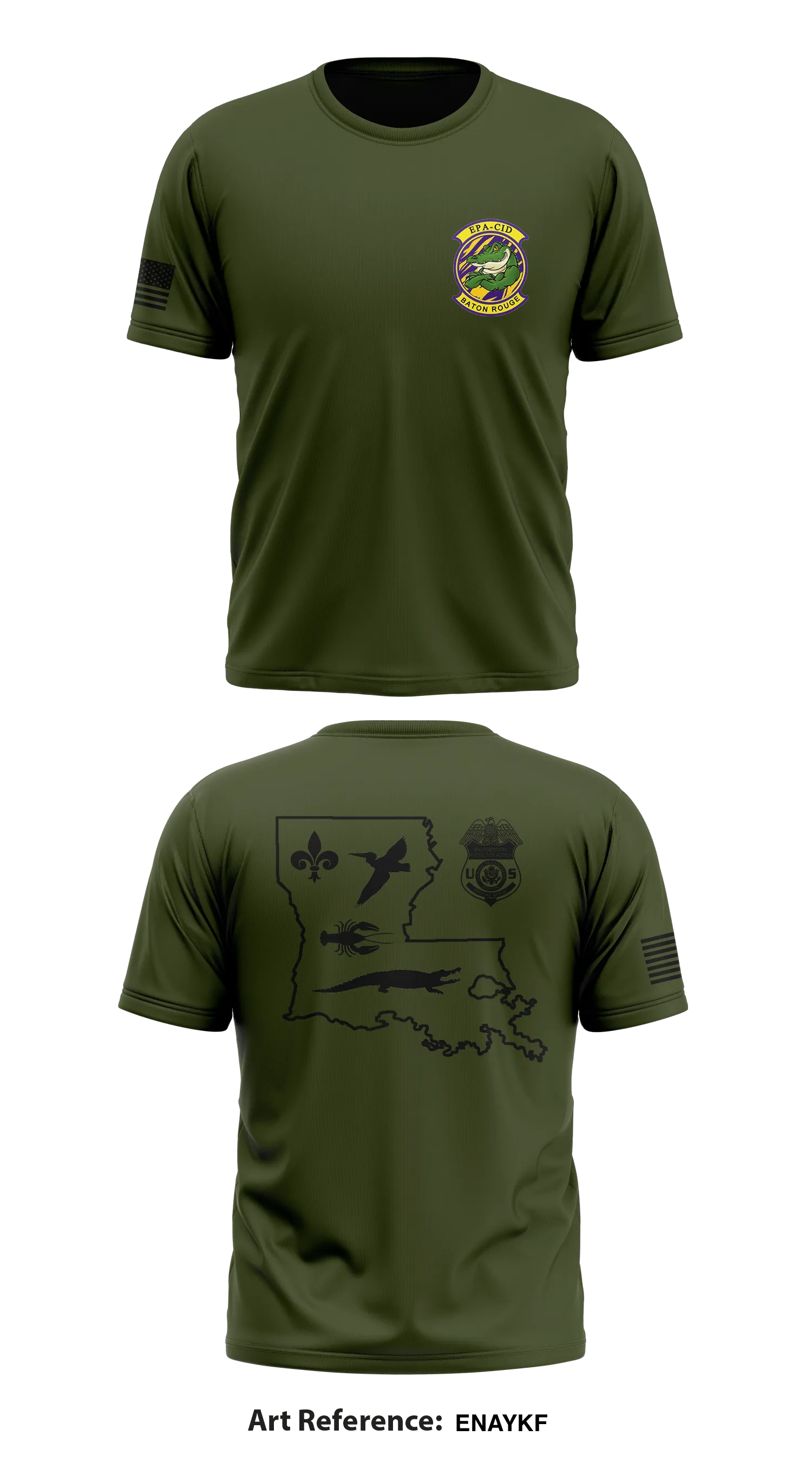 EPA-CID BATON ROUGE RESIDENT OFFICE Store 1 Core Men's SS Performance Tee - eNAykf