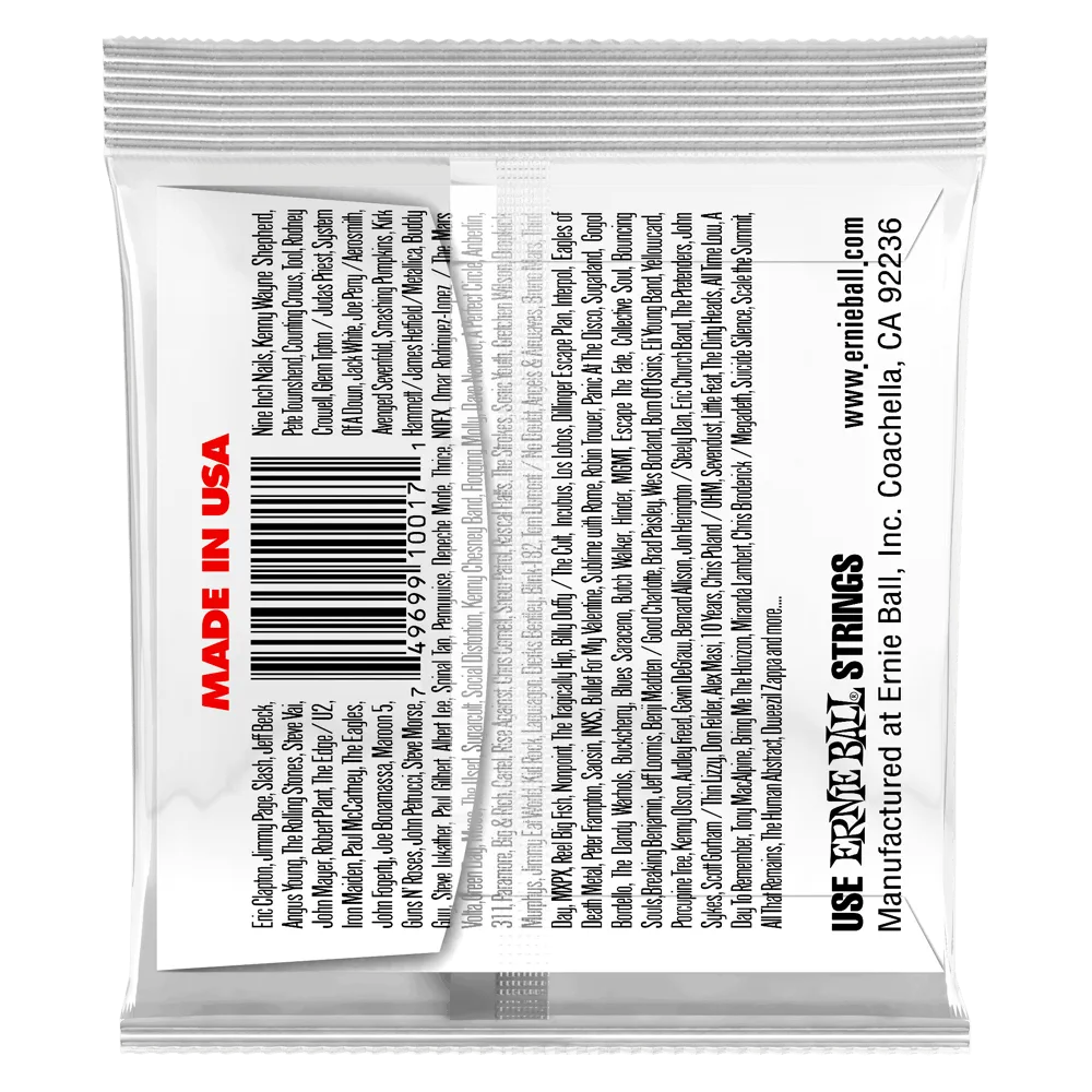 ERNIE BALL .017 SINGLE PLAIN STEEL ELECTRIC OR ACOUSTIC GUITAR STRING