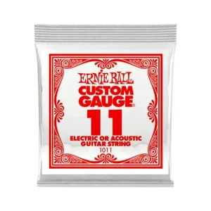 Ernie Ball 1011 Single Strings Plain .11 | Fretted Instrument Strings | E1011