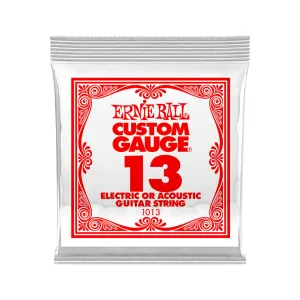 Ernie Ball 1013 Single Strings Plain .13 | Fretted Instrument Strings | E1013