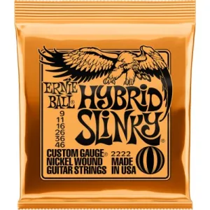 Ernie Ball 2222 Hybrid Slinky 9-46 Electric Guitar Strings