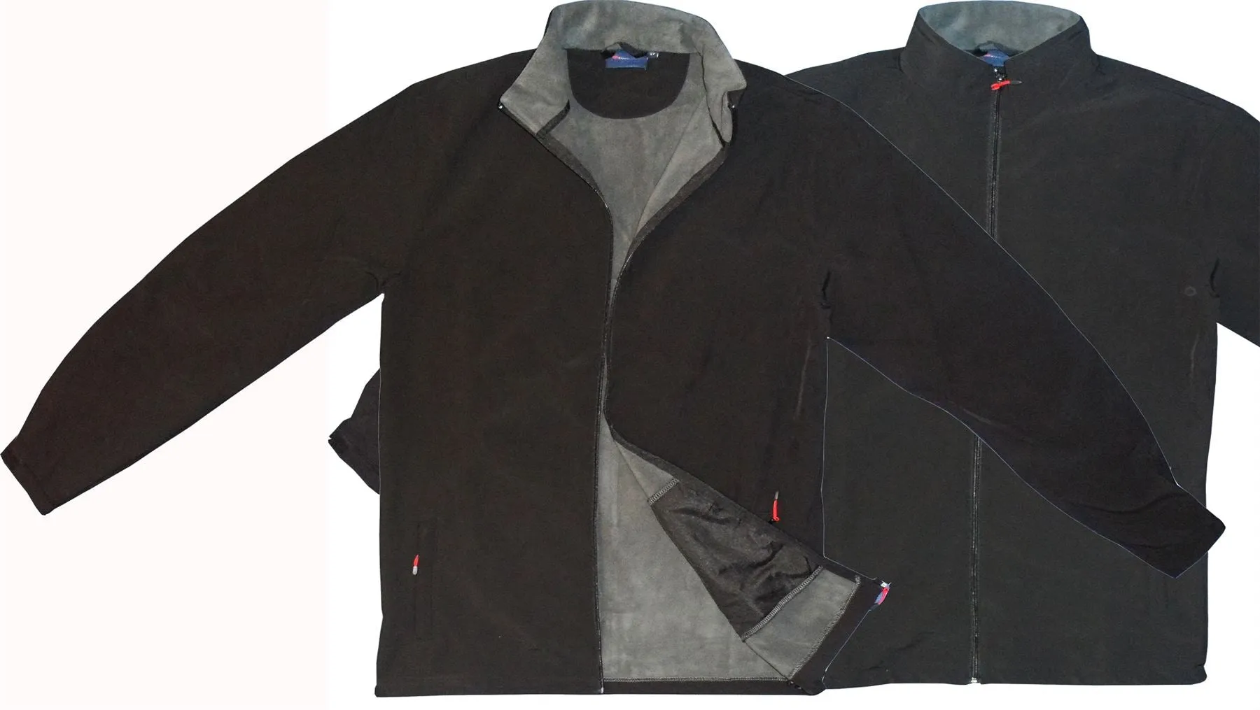 ESPIONAGE MENS BONDED SOFTSHELL ZIP THROUGH JACKET SIZE  2XL TO 8XL, 2 COLOURS