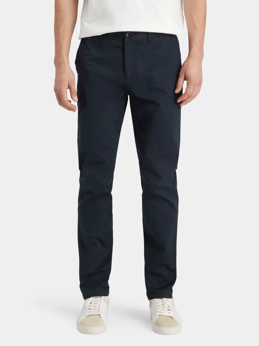 ESSENTIALS - Stuart - Regular Slim Chino - Navy